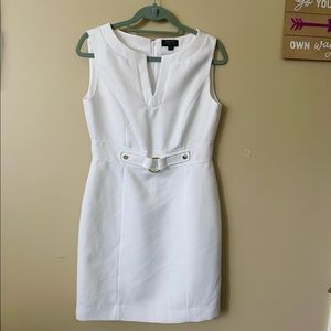 TAHARI white dress